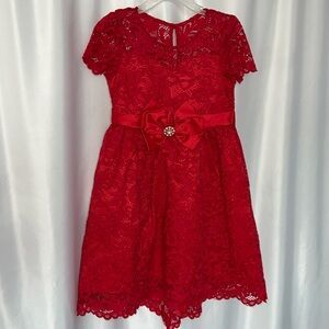 4T Red Holiday Dress